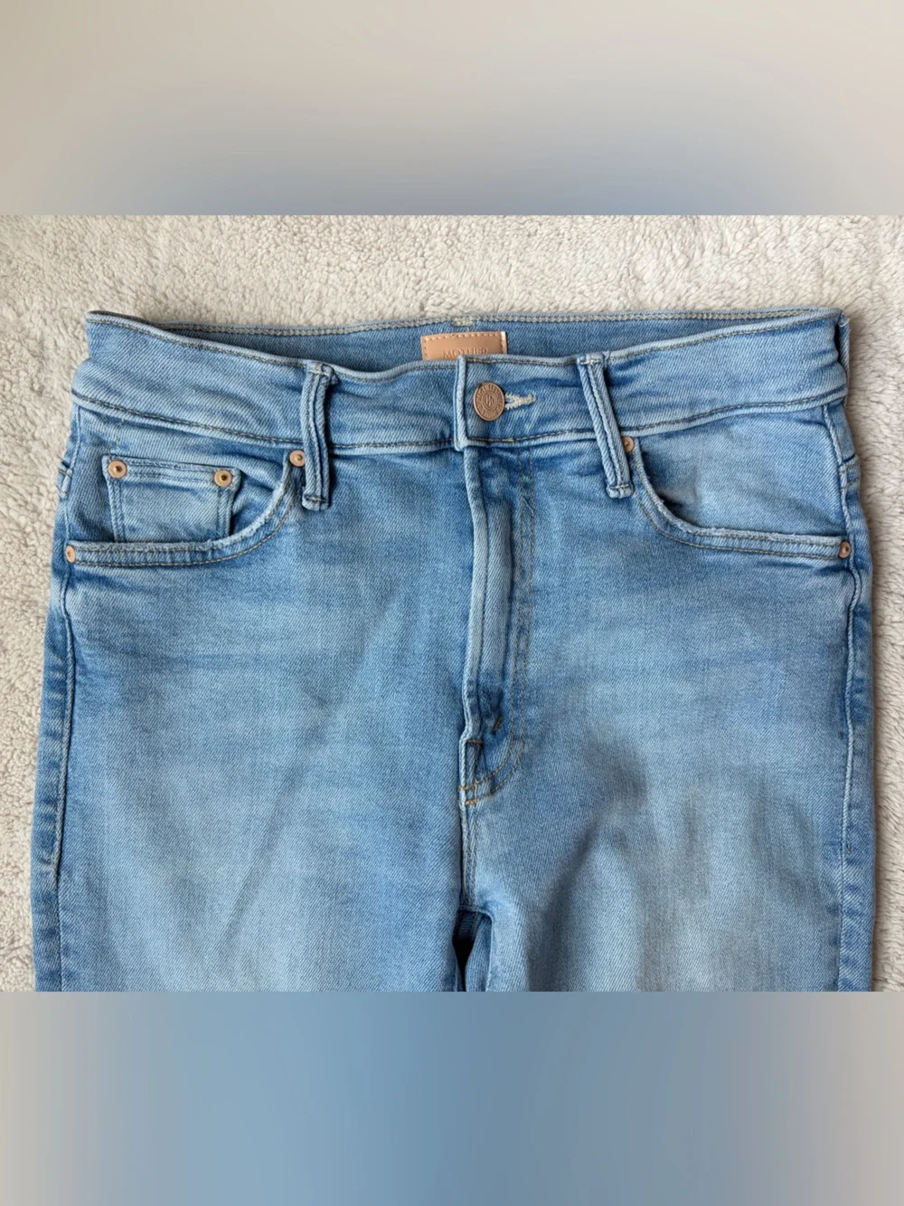 Mother The Insider Crop Step Fray Limited Edition Women's Jeans Size 28